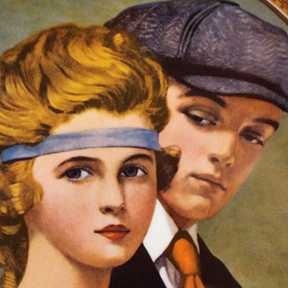 Meeting On the Path - Norman Rockwell Collectable Plate VTG - Picture 2 of 8